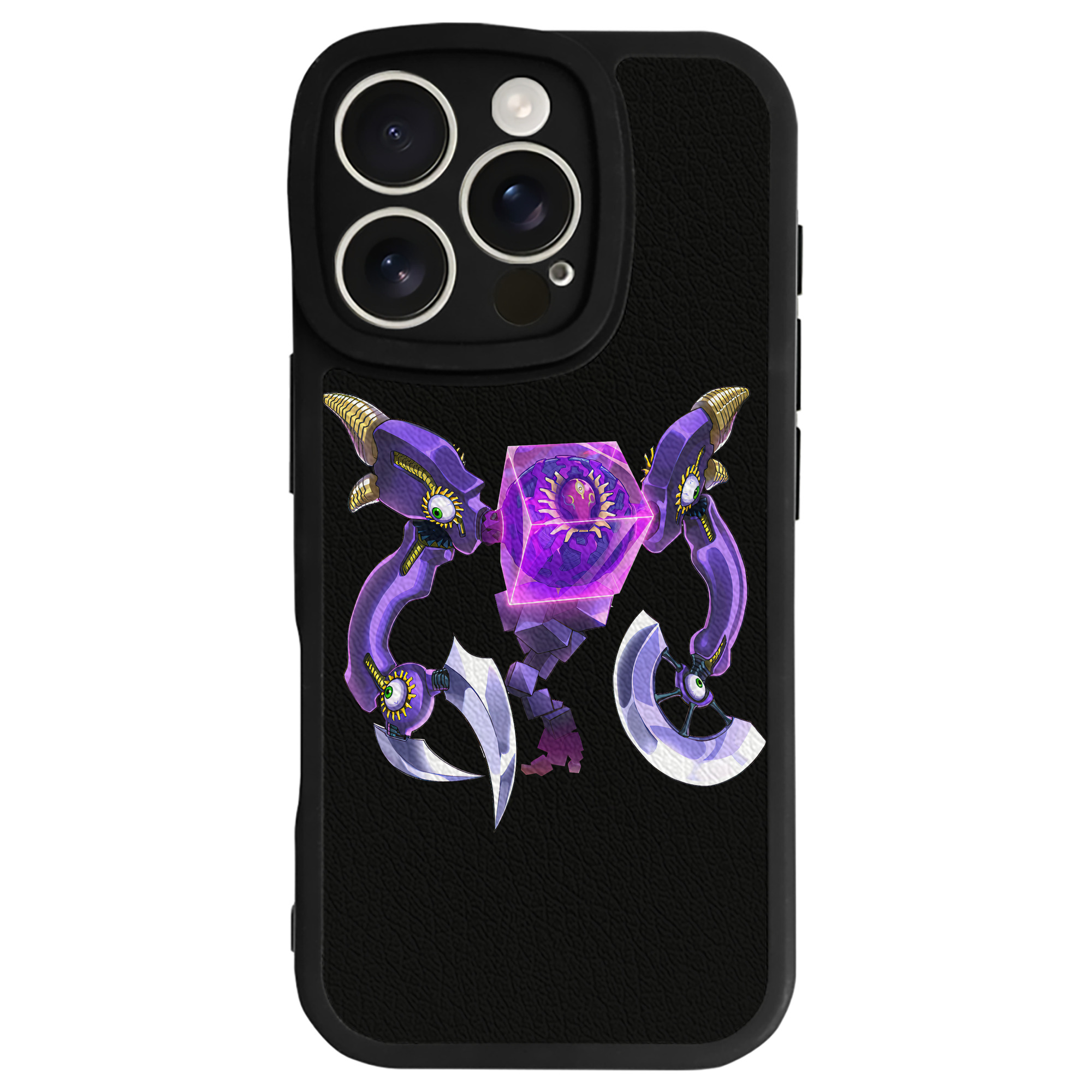 （画像用） 遊☆戯☆王 Yu-Gi-Oh! 【iPhone 16シリーズ対応】シリコンスマホケース（レザー調） 材質：シリコン